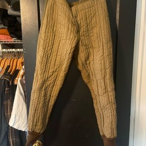 Vintage Japanese bomber pants purchased at Rose Bowl